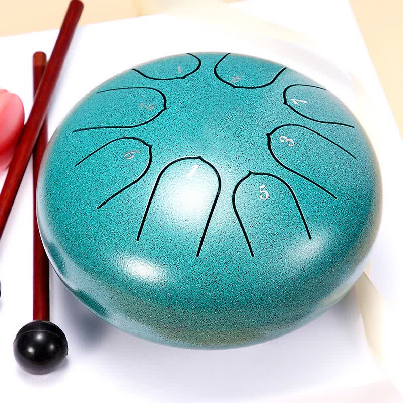 Kit di batteria yoga per meditazione e guarigione sonora con tamburo in acciaio - Verde - image 0