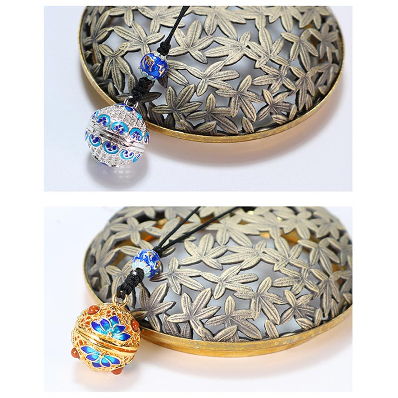 Decorazione ornamentale a forma di palla profumata in rame Pomander Ball