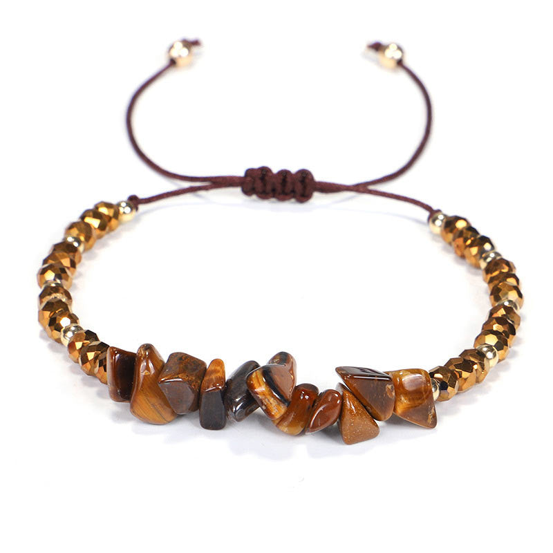 Braccialetto lavorato a maglia Buddha Stones Ametista Purify
