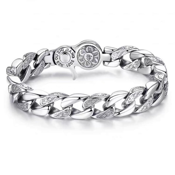 Buddha Stones Tibet Om Mani Padme Hum Doppio Dorje Vajra Bracciale Creatività