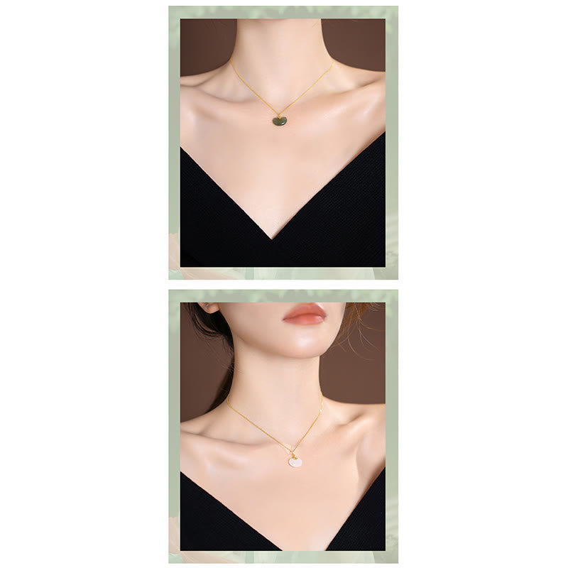 Collana con ciondolo a forma di farfalla Buddha che ride in giada ciano naturale Hetian Jade in argento sterling 925 - image 8