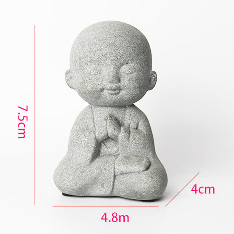 Buddha Stones Meditazione Preghiera Statua del Buddha Compassione Decorazione della casa