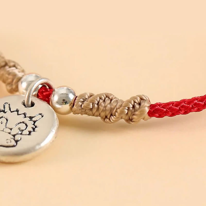 Braccialetto intrecciato con Buddha Stones a forma di ciondolo ...