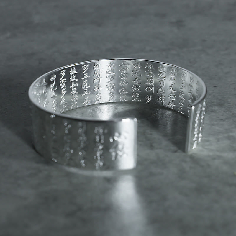 Buddha Stones Braccialetto portafortuna in rame bianco con loto tibetano - image 12