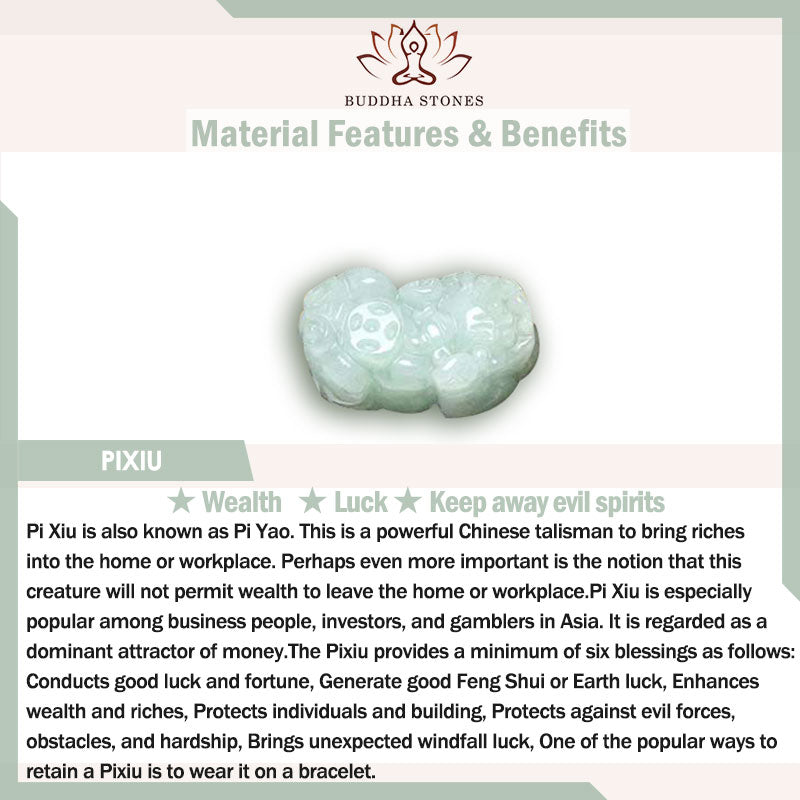 Anello della fortuna Fengshui Wealth Jade PiXiu
