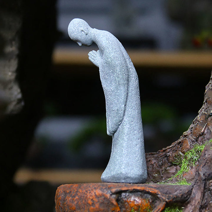 Buddha Stones Meditazione Buddha Monaco Serenità Decorazione della casa - image 9