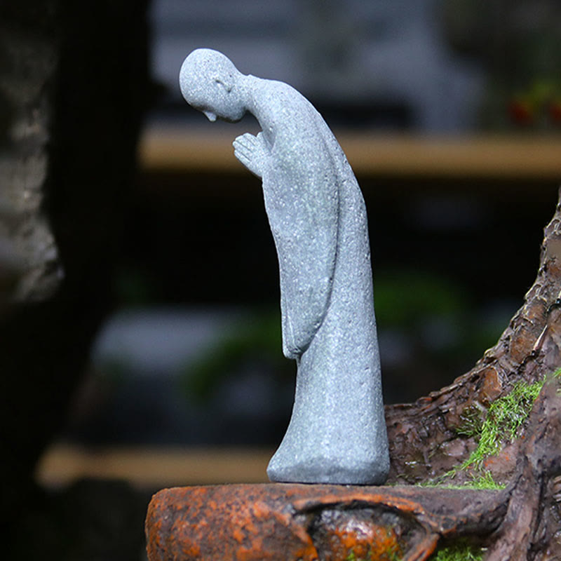 Buddha Stones Meditazione Buddha Monaco Serenità Decorazione della casa
