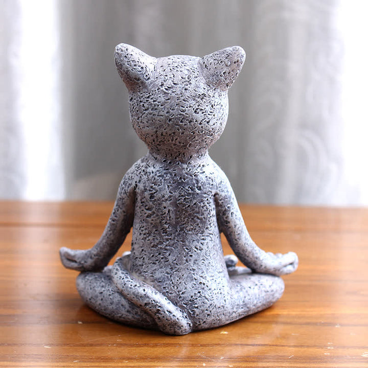 Meditazione Zen Cane Gatto Rana Decorazione - image 8