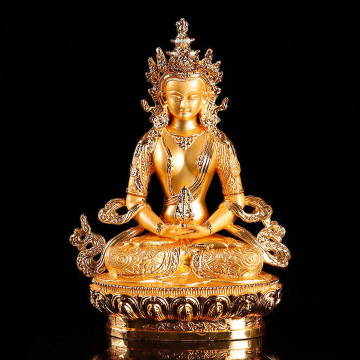 Buddha Stones Statua della serenità Statua del Buddha della longevità Decorazione della casa