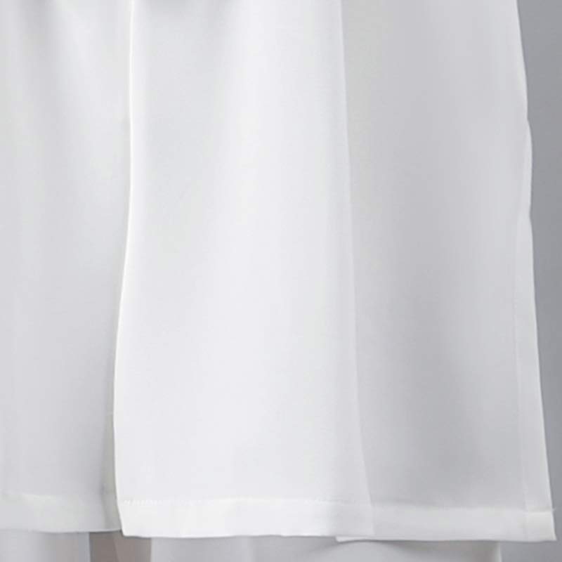 Buddha Stones Fiore Ricamo Meditazione Preghiera Spirituale Zen Tai Chi Qigong Pratica Set di Abbigliamento Unisex - image 13