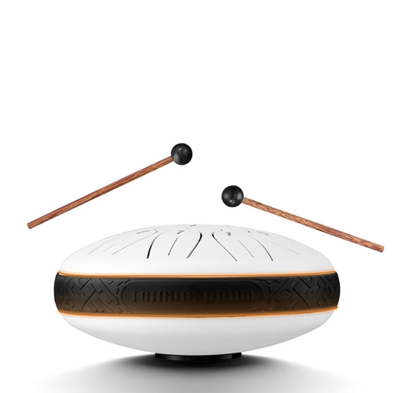 Buddha Stones Steel Tongue Drum Sound Healing Meditazione Yoga Lotus Drum Kit 11 Note 6 Pollici
