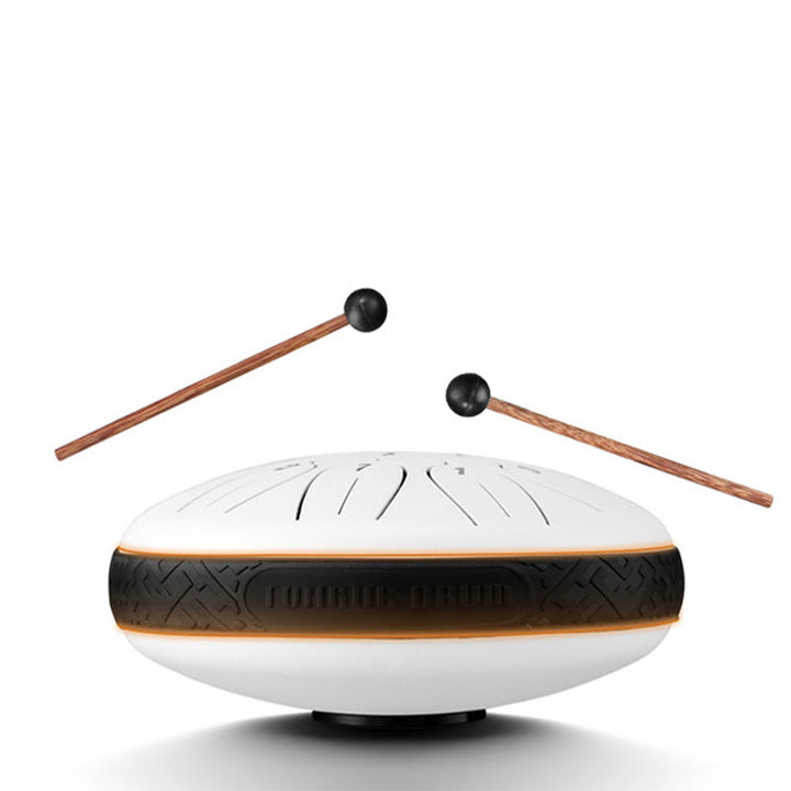 Buddha Stones Steel Tongue Drum Sound Healing Meditazione Yoga Lotus Drum Kit 11 Note 6 Pollici