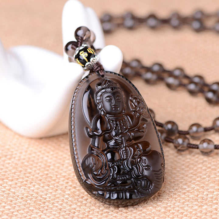 Collana di protezione in ossidiana dello zodiaco cinese