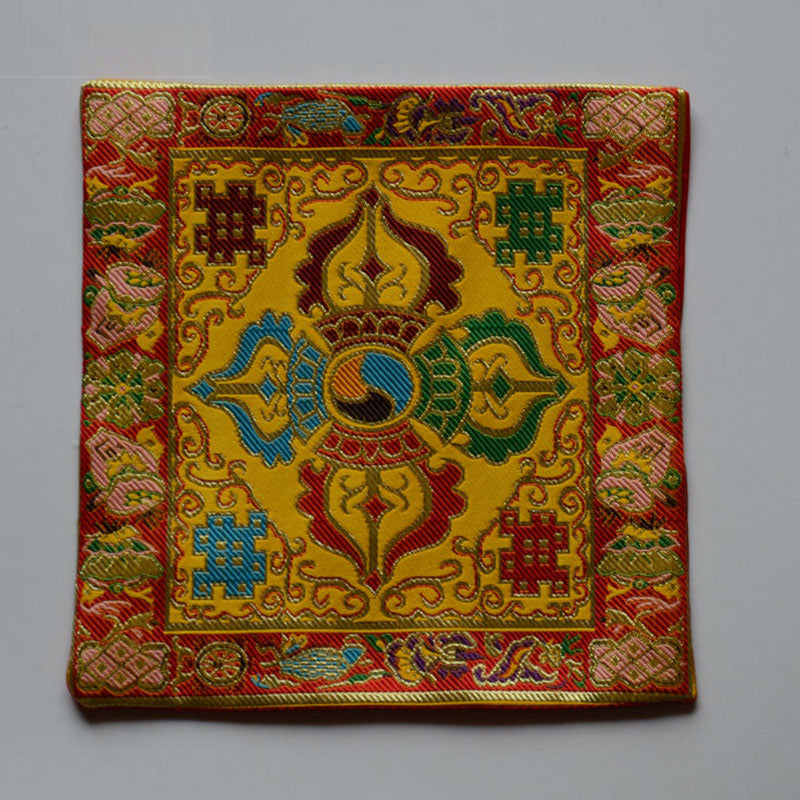 Buddha Stones Preghiera Altare Tappetino Guarigione Meditazione Vajra Simboli di Buon Auspicio