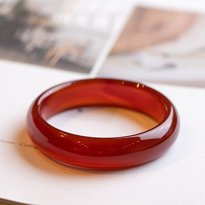 Braccialetto Buddha Stones Natural Red Agate Confidence - image 5