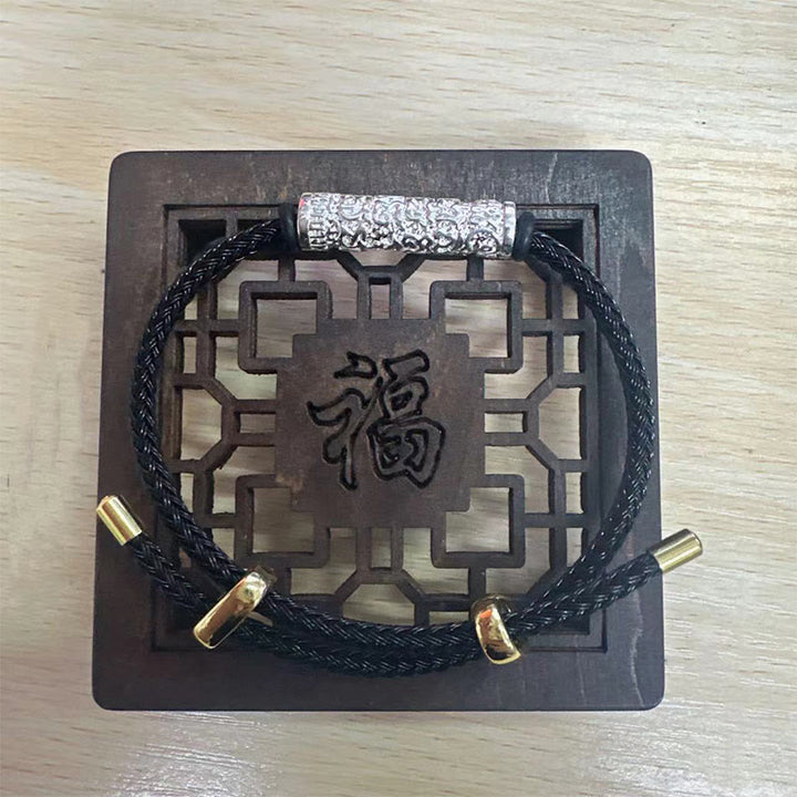 Braccialetto intrecciato con protezione in corda Tai Sui fatto a mano in Tibet , Buddha Stones