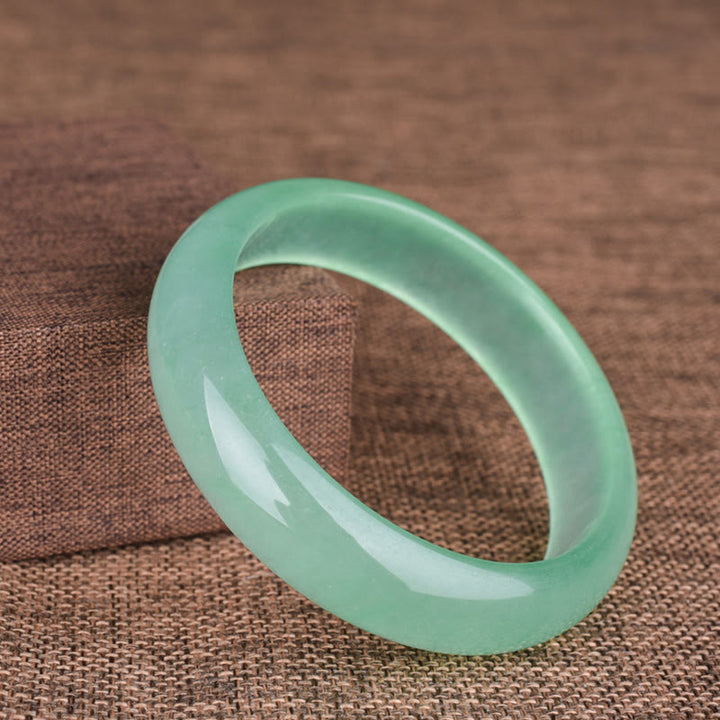 Braccialetto Buddha Stones Natural Jade Luck Healing Prosperity Bangle