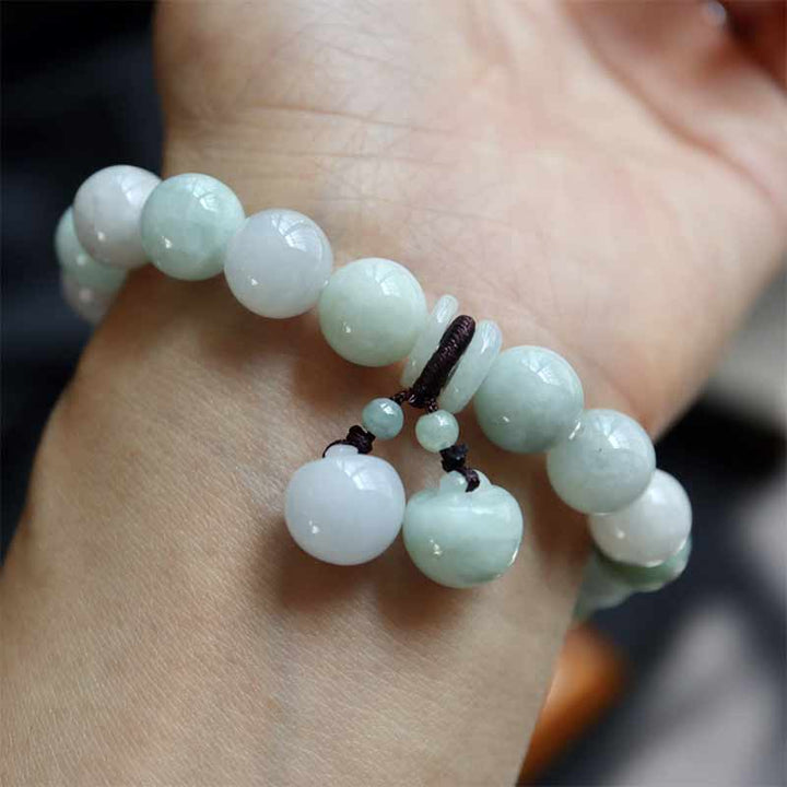 Braccialetto di successo Buddha Stones Natural Jade Pi Xiu Buddha Zucca Mela