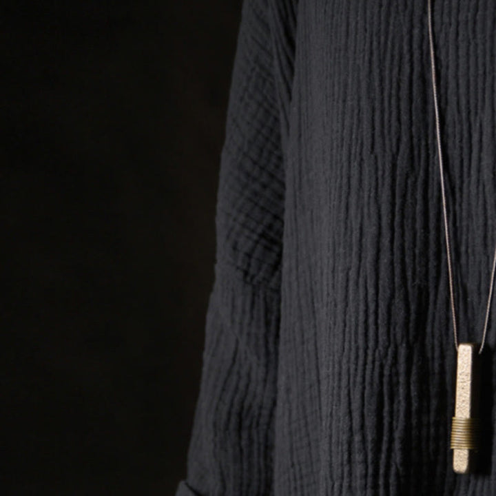 Collana con ciondolo in ottone e rame con design testurizzato vintage, simbolo della ricchezza, Buddha Stones - image 11