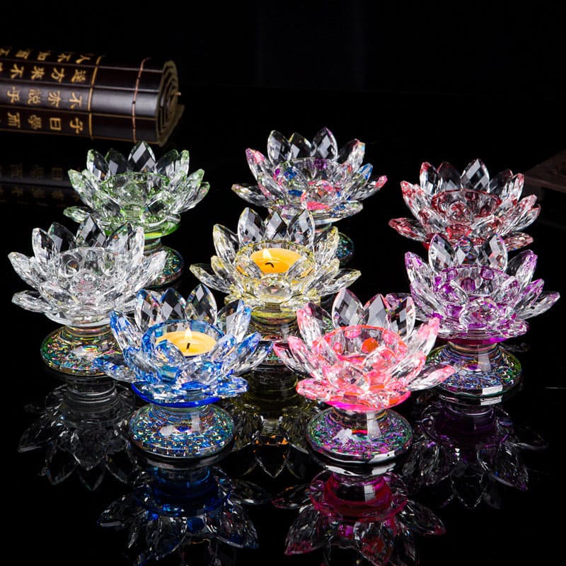 Ornamento del candelabro di loto tibetano - image 0