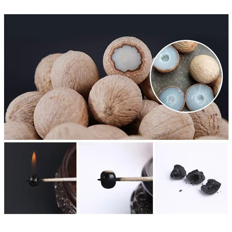 Braccialetto di perline di zucca incise con semi di Bodhi naturale, agata rossa, Bodhi Calm Harmony, Lotus