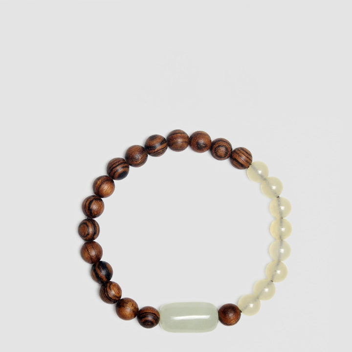 Bracciale Buddha Stones Jade Sandalwood Luck Abbondanza