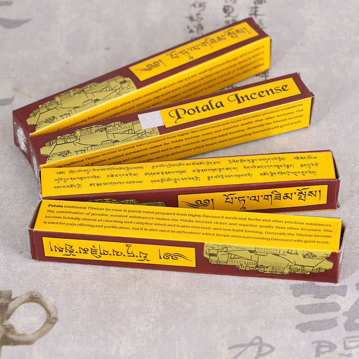 Buddha Stones Potala Tibetano Agarwood Sandalo Calma Incenso