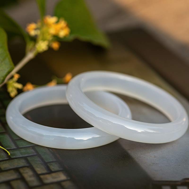 Buddha Stones Calcedonio naturale Armonia Braccialetto positivo - image 1