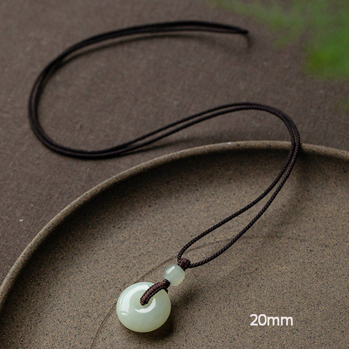 Collana Buddha Stones con fibbia per la pace, fortuna e prosperità