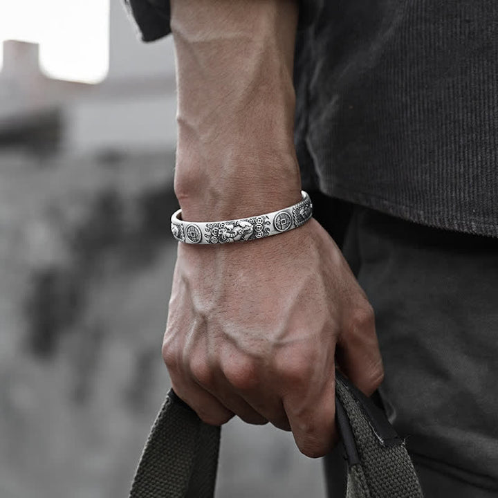 Buddha Stones Bracciale regolabile FengShui Lucky PiXiu Protection - image 8