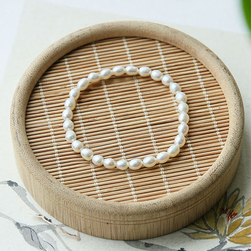 Braccialetto di perline curative in perle naturali Buddha Stones