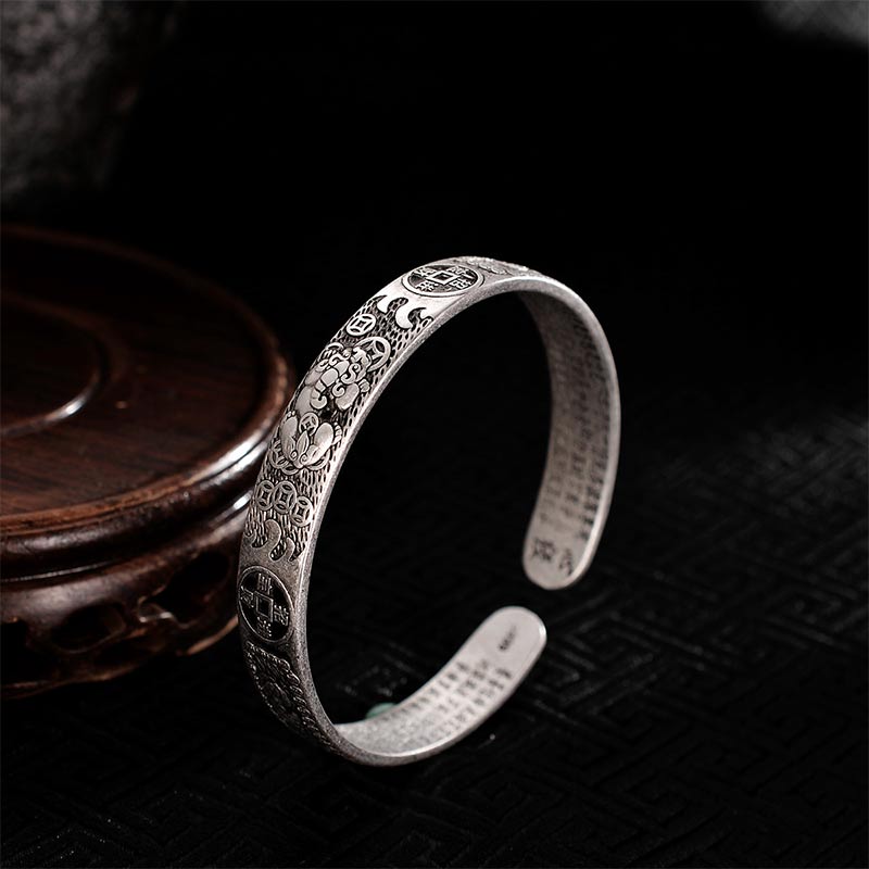 Buddha Stones Bracciale regolabile FengShui Lucky PiXiu Protection - image 1