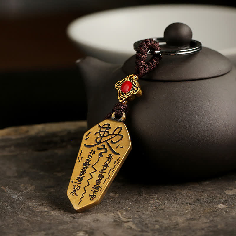 Portachiavi Feng Shui Bagua Yin Yang Equilibrio Pace