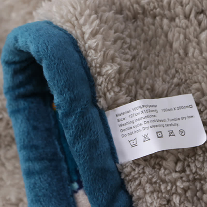 Coperta da letto morbida e calda geometrica Buddha Stones - image 20