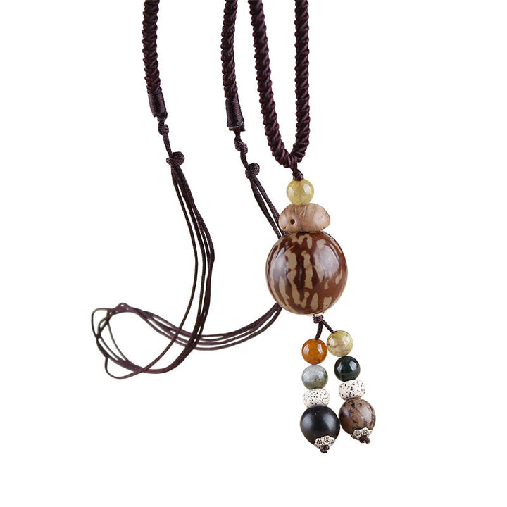 Collana con ciondolo Buddha Stones Bodhi Seed Lotus Wisdom Harmony - image 12