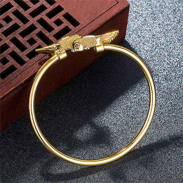 Bracciale Buddha Stones Double Koi Fish Rame Prosperità Ricchezza