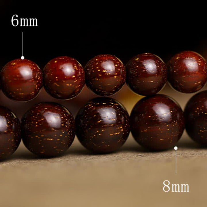 Bracciale Buddha Stones 925 Sterling Silver Indiano Foglia Piccola Sandalo Rosso Hetian Giada Grigia Ambra Stella d'Oro
