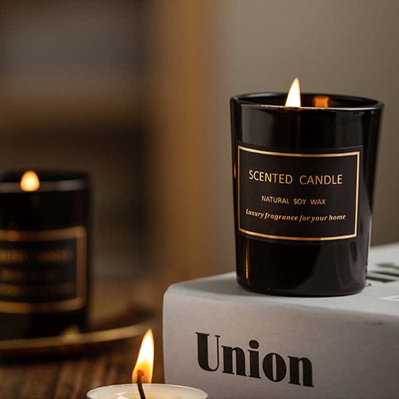 Candela di cera di soia profumata per aromaterapia con fragranza di pera e fresia Blue Bell Meditazione Preghiera - image 7