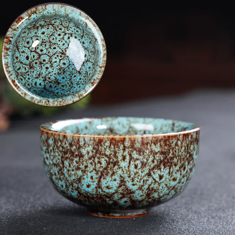 Tazze da tè in ceramica colorata con Buddha Stones, per casa e ufficio