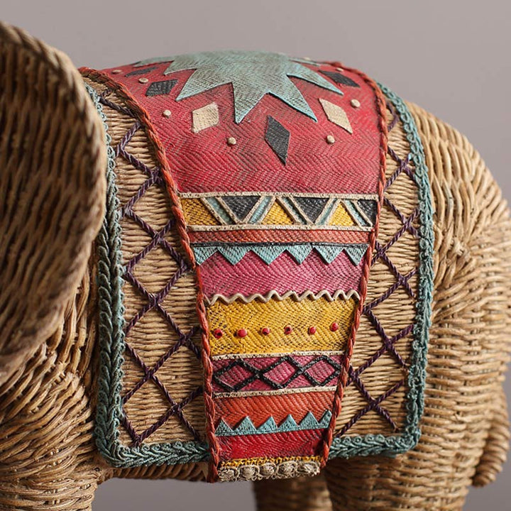 Decorazione per la casa in resina con elefante, saggezza e ricchezza - image 13