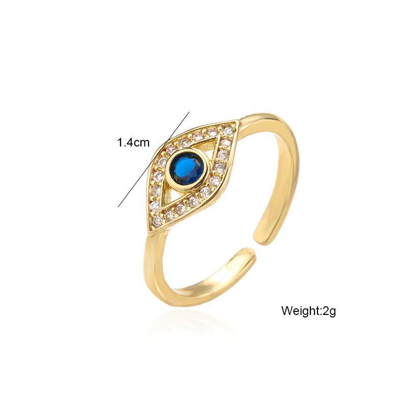 Anello di rame con benedizione per protezione dal malocchio Buddha Stones