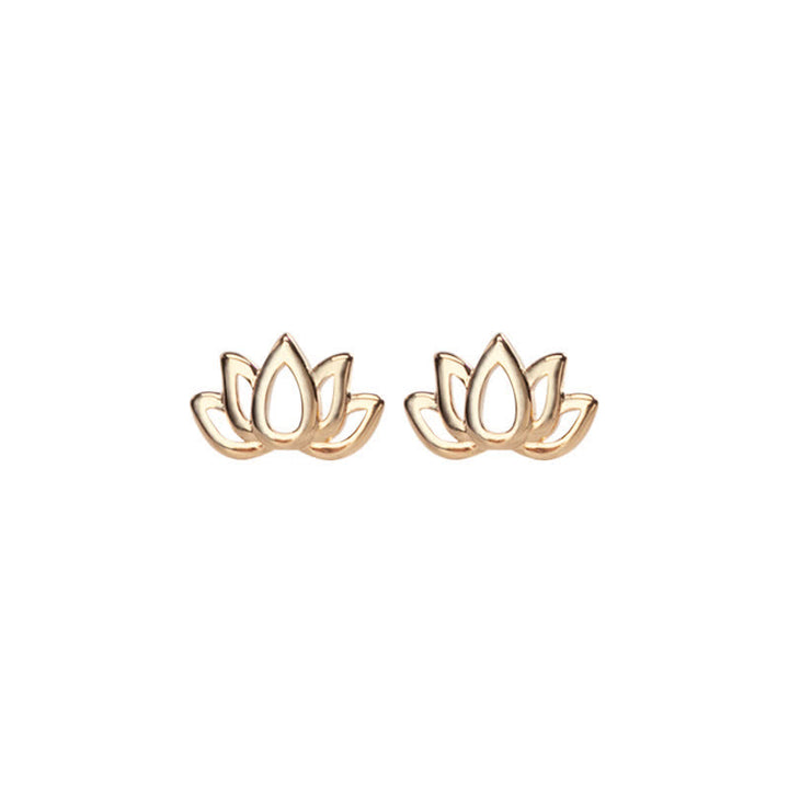 Orecchini Buddha Stones 925 Sterling Silver Lotus Flower Blessing - image 7