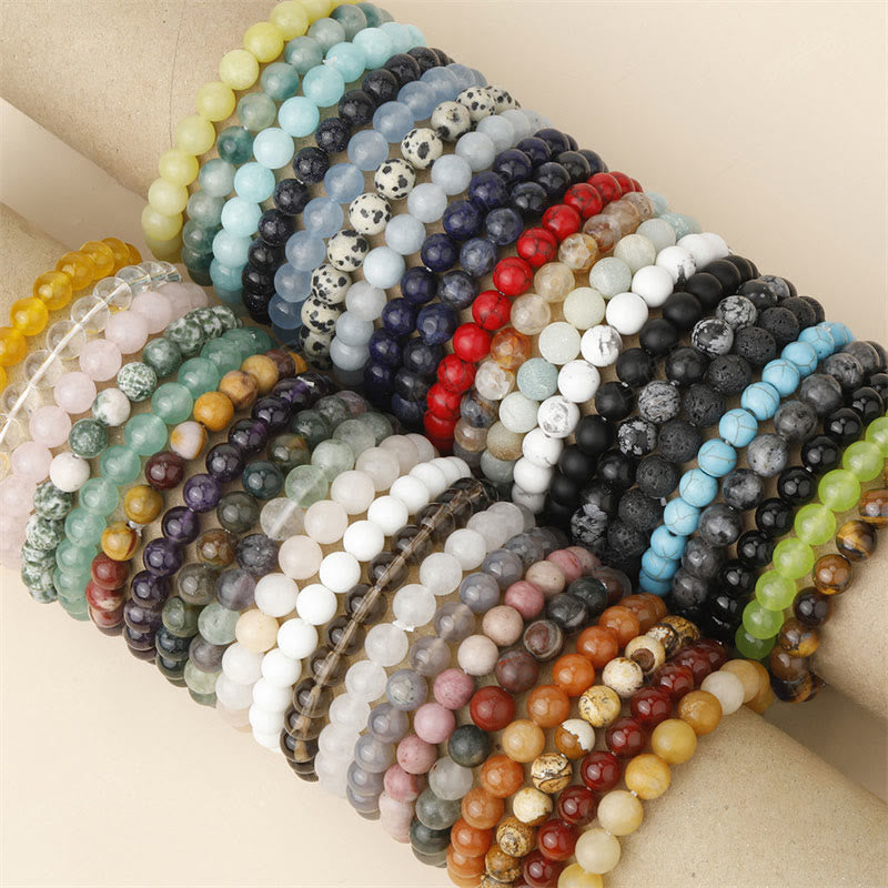 Braccialetto di perle curative in quarzo naturale Buddha Stones - image 2