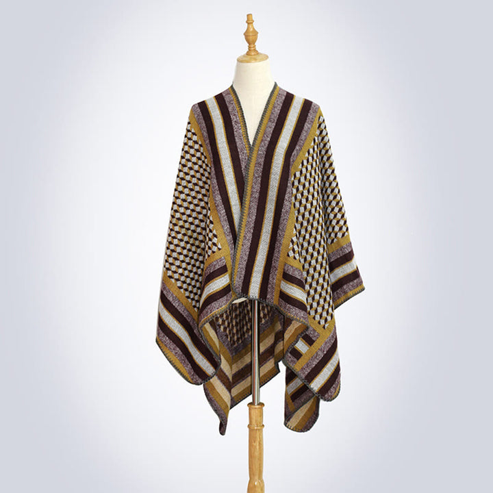 Scialle tibetano con Buddha Stones , modello classico, caldo e accogliente, da viaggio, invernale - image 23