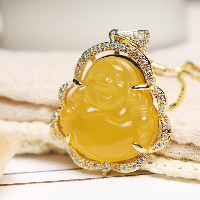 Collana Buddha Stones Buona Fortuna Buddha Ridente - image 19