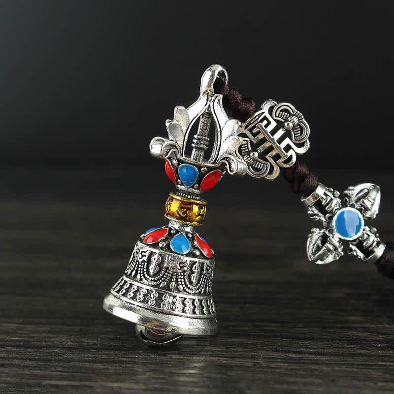 Decorazione da appendere per auto spirituale del Tibet Om Mani Padme Hum Vajra Dorje
