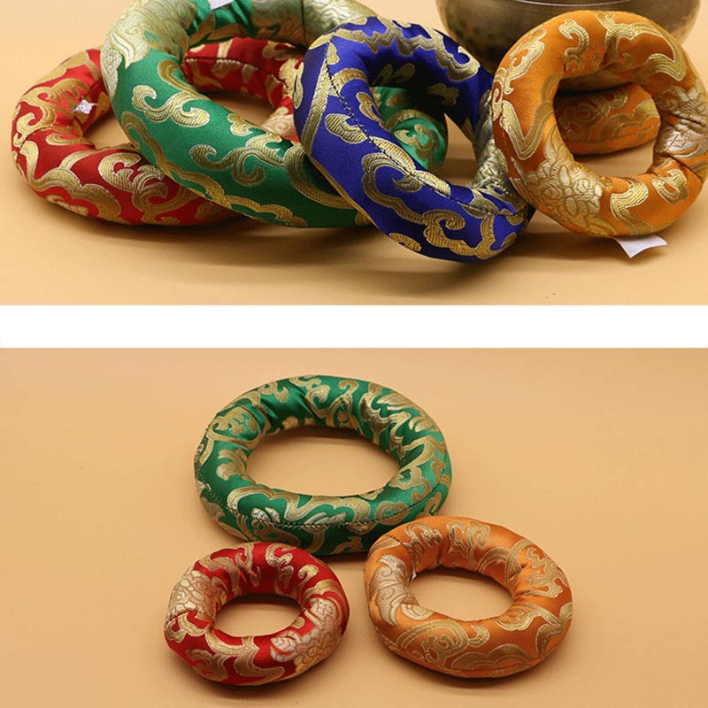 Buddha Stones Ciotola tibetana per canto Cuscino artigianale Decorazione - image 4