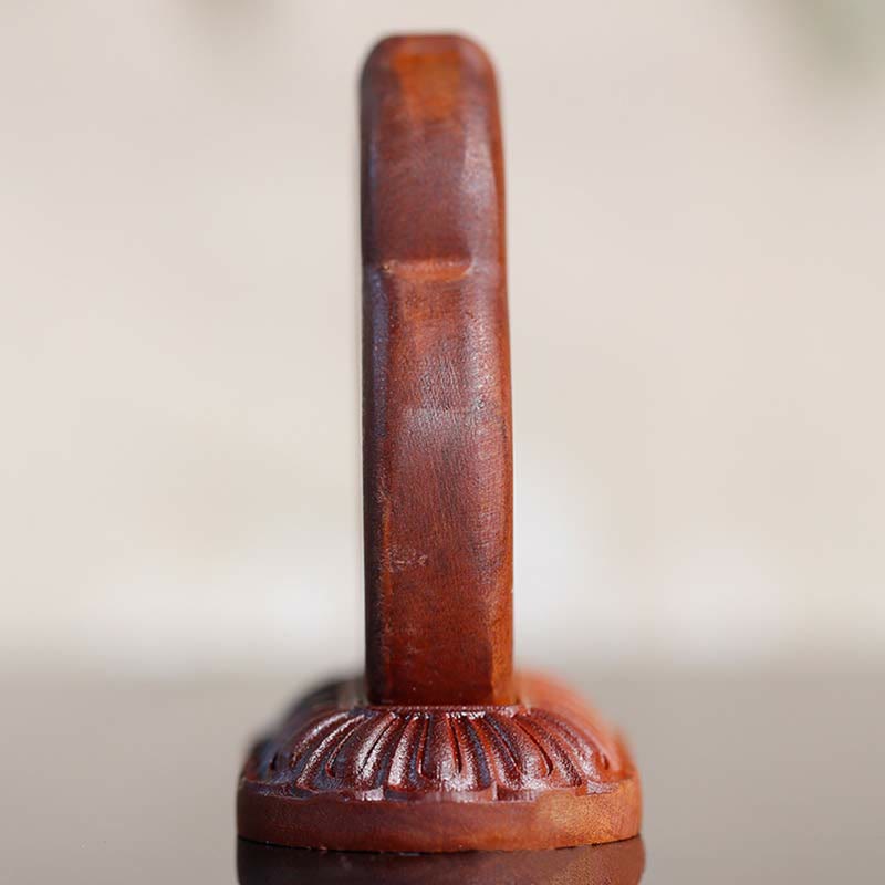Statua di compassione incisa in legno del Buddha Vajrasattva, decorazione figurina
