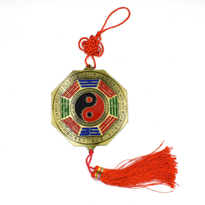 Mappa Feng Shui Bagua Cinque monete imperatore Mappa energetica armonia nodo cinese