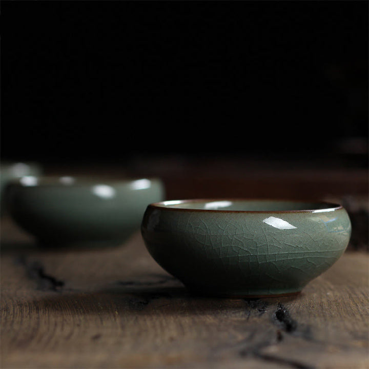 Buddha Stones Koi Fish colorato Tazza da tè in ceramica Kung Fu Tazza da tè Ciotola